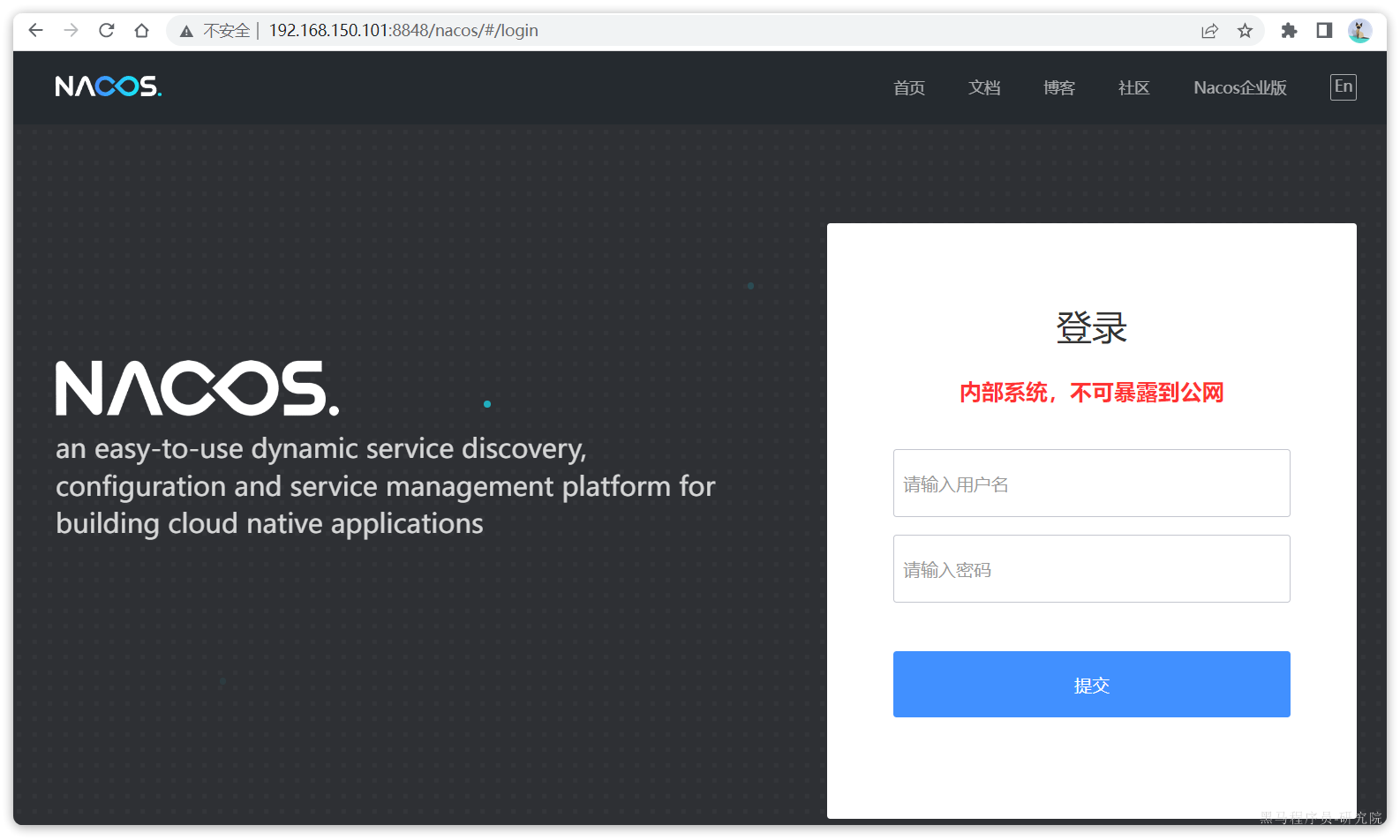 Nacos 注册中心基础 Nacos 注册中心基础