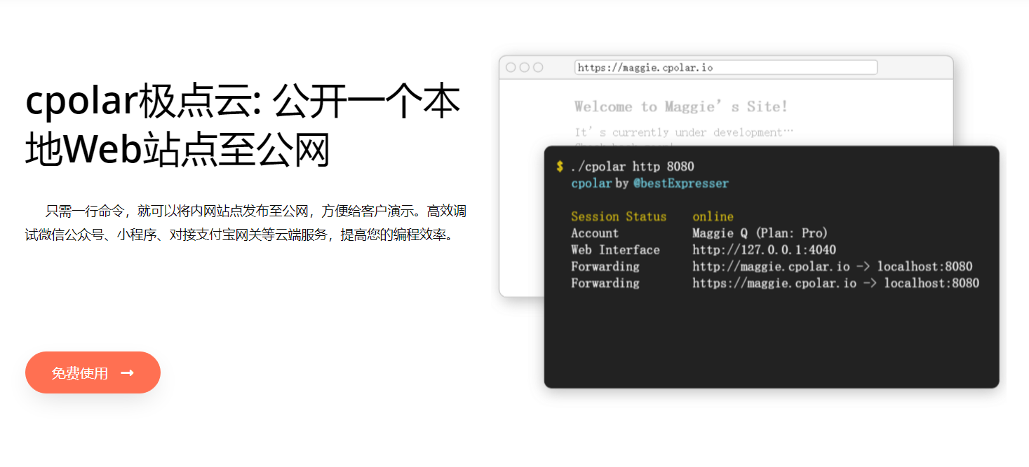 cpolar实现外网访问教程 cpolar实现外网访问教程